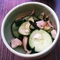 ダーリンはドイツ人's cooksnap of when they made 鶏胸肉ときゅうりとわかめの酢の物.