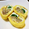 myとんすけ's cooksnap of when they made お弁当に♬残った餃子で卵焼き.