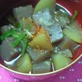 ハニビ's cooksnap of when they made ☆だいこんにゃくのうまうま煮☆.