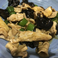 クックGFY8CA☆'s cooksnap of when they made きくらげとピーマンの中華豚肉炒め.
