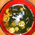ちゅらwave's cooksnap of when they made 簡単♪オクラとトマトのコンソメスープ.