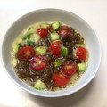 azbjbn's cooksnap of when they made さっぱり！トマトともずくと胡瓜の酢の物.