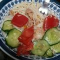 ポポポポポフィ〜♡'s cooksnap of when they made ＊めちゃうま♡トマトツナきゅうそうめん＊.