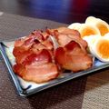misatona's cooksnap of when they made ★買ってきた焼豚で！炙りチャーシュー風★.
