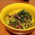 momo＿co's cooksnap of when they made 簡単！ゴーヤとさんまの蒲焼缶詰のごまあえ.
