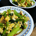 sugarvine's cooksnap of when they made 小松菜と玉子のオイスターソース炒め.
