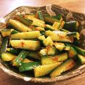 ちーパパ's cooksnap of when they made 簡単 コチュジャンきゅうり 漬物 つまみ.