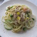 紅葉ｙ's cooksnap of when they made ズッキーニのツナコーンマヨ★パスタ.