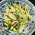 mari_us's cooksnap of when they made 新生姜ときゅうりの＊さっと甘酢和え.