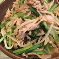 あめむし's cooksnap of when they made 小松菜と豚こま肉の炒め物.