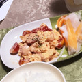 わたっこ1106's cooksnap of when they made トマトとエビのとろっと玉子炒め.