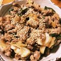 ちょ〜☆'s cooksnap of when they made 煮豚のタレ味＊豚キャベツ炒め.