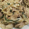 popotan612's cooksnap of when they made すっぱ旨♡豚肉ときのこの梅肉大葉炒め.