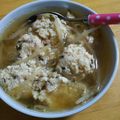 ゆうちゃまママ's cooksnap of when they made ＊梅しそ豆腐団子の満腹ヘルシースープ＊.