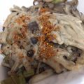 はるか＊ワーママ's cooksnap of when they made いろいろキノコとセロリのにんにく生姜味噌.