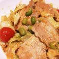 ごま３しお３'s cooksnap of when they made 豚キャベトマトの味噌炒め☆チーズソース.
