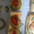 _miya__'s cooksnap of when they made パイシートで簡単♪ゴーヤーピザ.