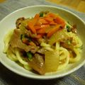 ノチアチ's cooksnap of when they made フライパン１つで簡単★中華風煮込みうどん.