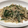 クックI6NLMD☆'s cooksnap of when they made ニラともやしのひき肉炒め.