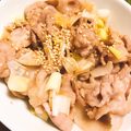 かなつん88's cooksnap of when they made ポン酢で味付け、ネギ豚丼.