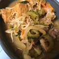 ｙａ－ｙａ－'s cooksnap of when they made ゴーヤと豚肉と厚揚げの味噌炒め.