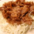 ことりんころ's cooksnap of when they made 野菜もガッツリ!!豚こまゴマみそ炒め☆.