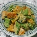 airysue's cooksnap of when they made スナップえんどうとかぼちゃのサラダ.