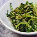 やじやじさん's cooksnap of when they made 【 簡単もう一品 】水菜とじゃこの塩炒め.