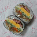 イチゴ、イチゴ。's cooksnap of when they made 作り置きおかずで「おにぎらず」.