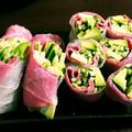 ka321ri's cooksnap of when they made アボカドと生ハムの生春巻.