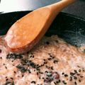 xaixowox's cooksnap of when they made 赤飯の残りで！簡単時短ミルクしるこ☆.