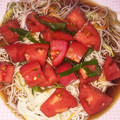 ℳ40's cooksnap of when they made さっぱり！トマトと大葉のそうめん.
