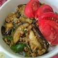 ♡いるか♡'s cooksnap of when they made 茄子の味噌だれ丼.