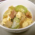 ハナレ's cooksnap of when they made 沖縄！豚肉とナベラー(ヘチマ)の味噌炒め.