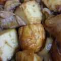 珠玉猫's cooksnap of when they made がっつり！魚河岸あげ入り鶏肉生姜焼き.
