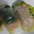 ayaka123's cooksnap of when they made ルクエで簡単♪プリップリ海老蒸し春巻き♥.