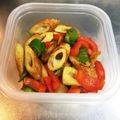 えっさん１７８'s cooksnap of when they made 簡単・早いパプリカと竹輪のカレー炒め.