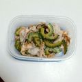 ☆lino☆lino's cooksnap of when they made ゴーヤと豚肉のニンニク醤油炒め.