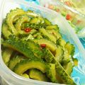 サーゴット's cooksnap of when they made 簡単！麺つゆdeゴーヤのピリ辛浅漬け.