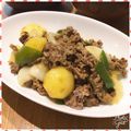 nakamucchi's cooksnap of when they made 牛肉とじゃがいものカレー炒め.