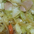 あやぷ66's cooksnap of when they made ♡キャベツとお魚ソーセージのカレー炒め.