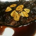 ７２３'s cooksnap of when they made 肉汁したたる！基本のガーリックステーキ.