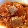 まりぺんぎんUK☆'s cooksnap of when they made 大根とこんにゃくの肉味噌煮込み.