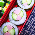 nosso's cooksnap of when they made お魚ソーセージときゅうりの簡単海苔巻ご飯.