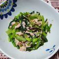 カバゴン's cooksnap of when they made 小松菜と枝豆とツナの塩昆布和え.