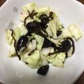 こばやちゃん's cooksnap of when they made 簡単黒豆とキャベツの塩昆布あえ.