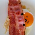 クックOYTSP1☆'s cooksnap of when they made ぐでたまの目玉焼き.