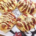 まぁぁぁたん♡'s cooksnap of when they made ❄︎HB無し❤️お惣菜ウインナーパン❄︎.