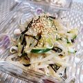 ＴＯＭＯＷＡＴ's cooksnap of when they made 炒めもやしと胡瓜の塩昆布サラダ♪.