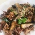 moz煮's cooksnap of when they made 牛肉とナスとピーマンの甘辛炒め.